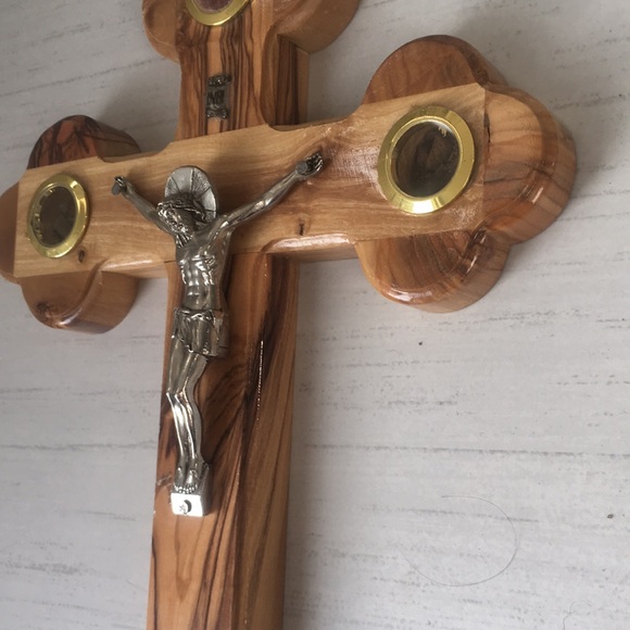 ONE-OF-A-KIND OLIVEWOOD CROSS FROM BETHLEHEM! 🙏* - Picture 17 of 17